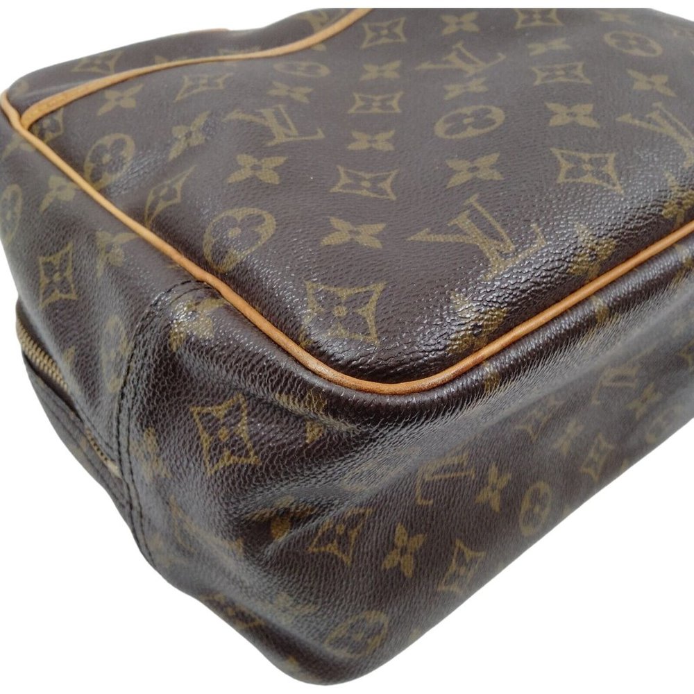VINTAGE Louis Vuitton Satchel Bag Deauville Brown Monogram - Picture 5 of 16